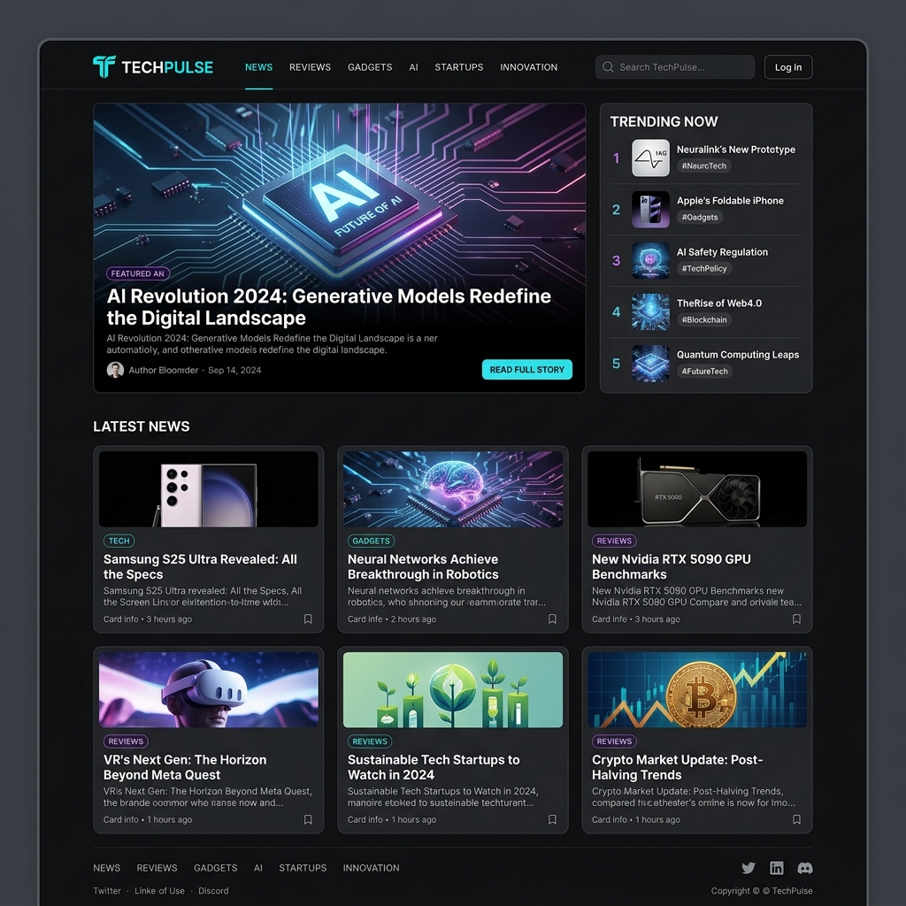 Tech News Portal
